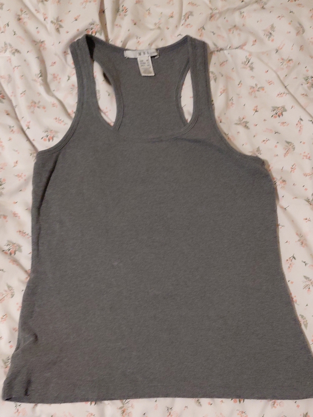 Mango Women's Charcoal Racerback Tank